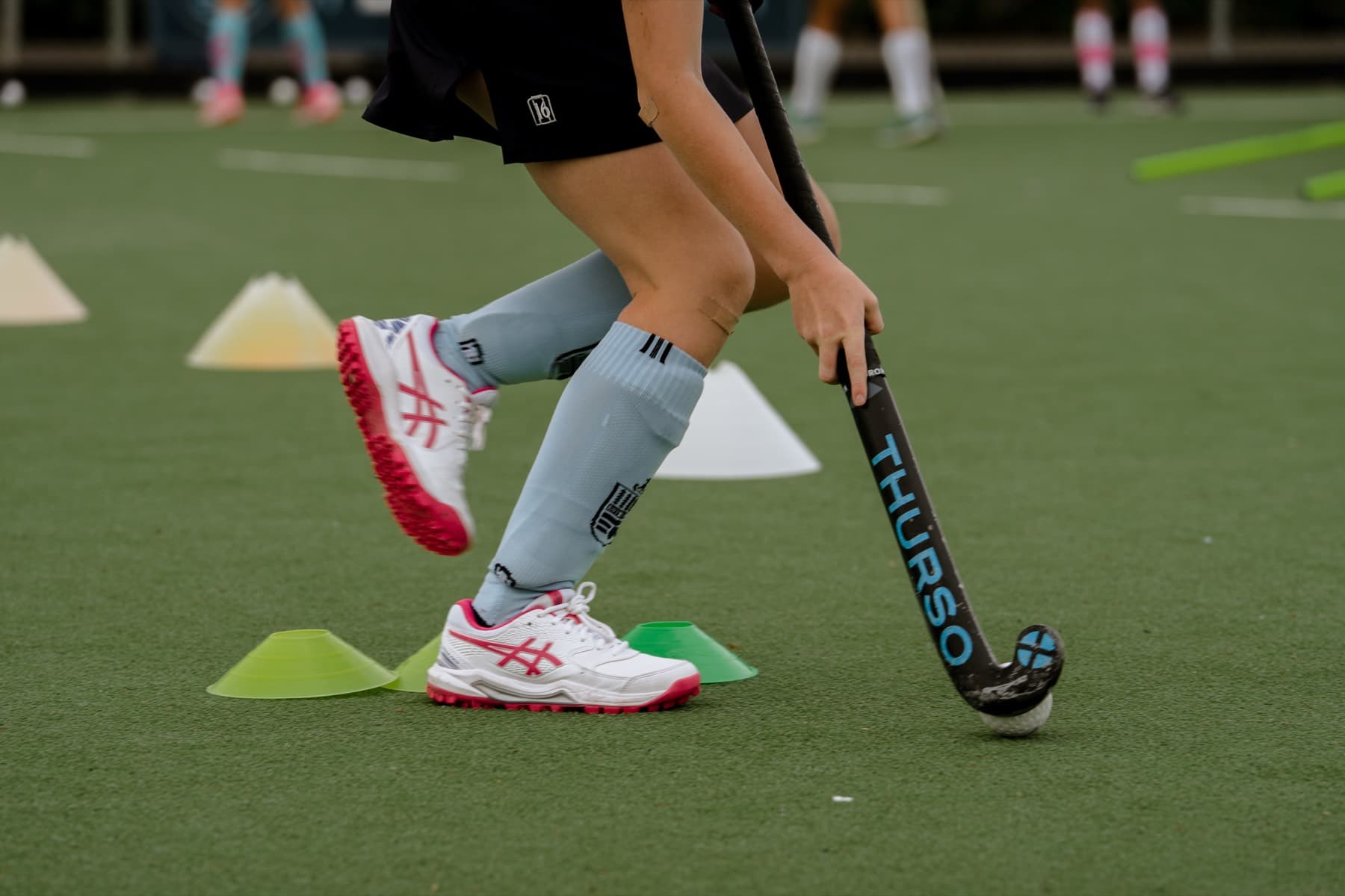 Conduite de balle, détail du stick