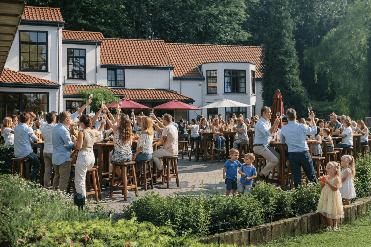 Ambiance conviviale au Clubhouse Royal Orée
