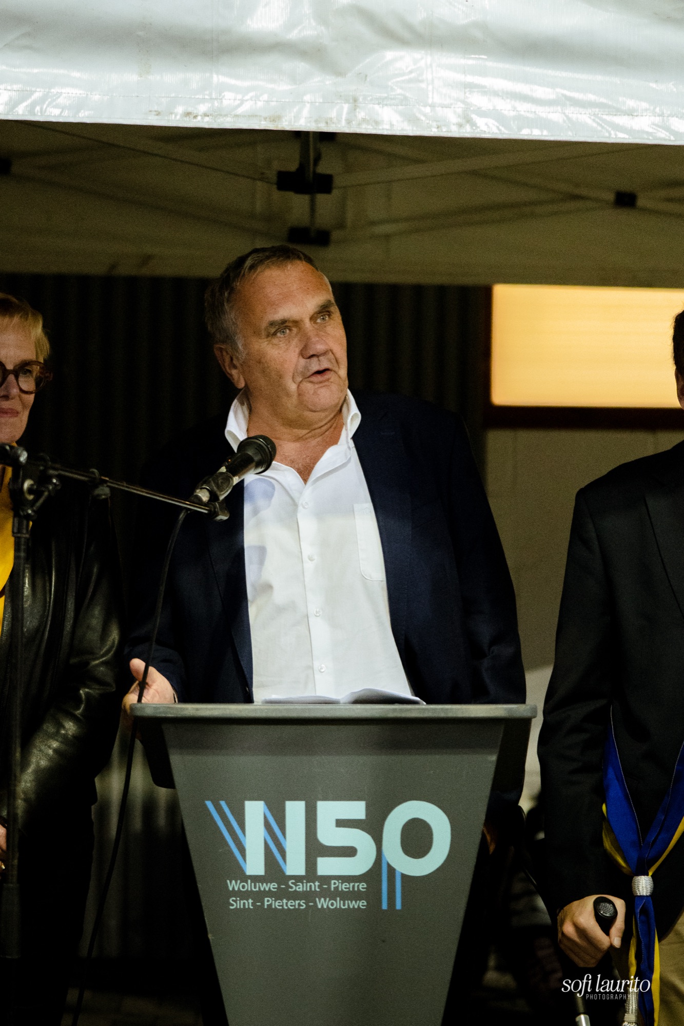 Discours officiels lors de l'inauguration des terrains de Sportcity