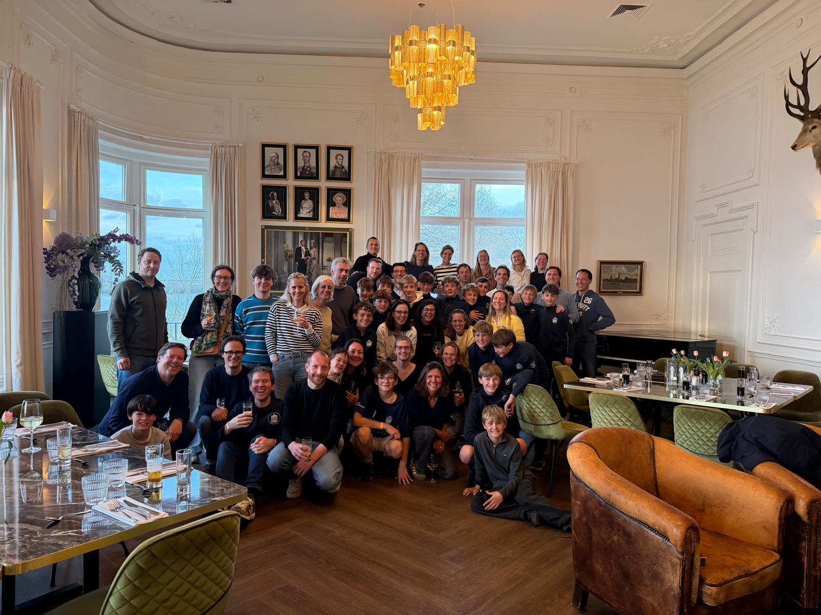 Joueurs, parents et staff réunis à Den Bosch